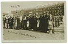 Marine Terrace, line of people on sands  | Margate History 